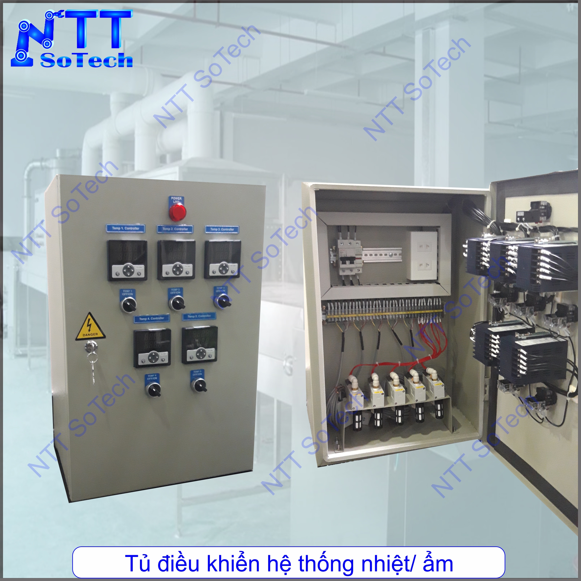 Tủ điều khiển hệ thống nhiệt/ ẩm