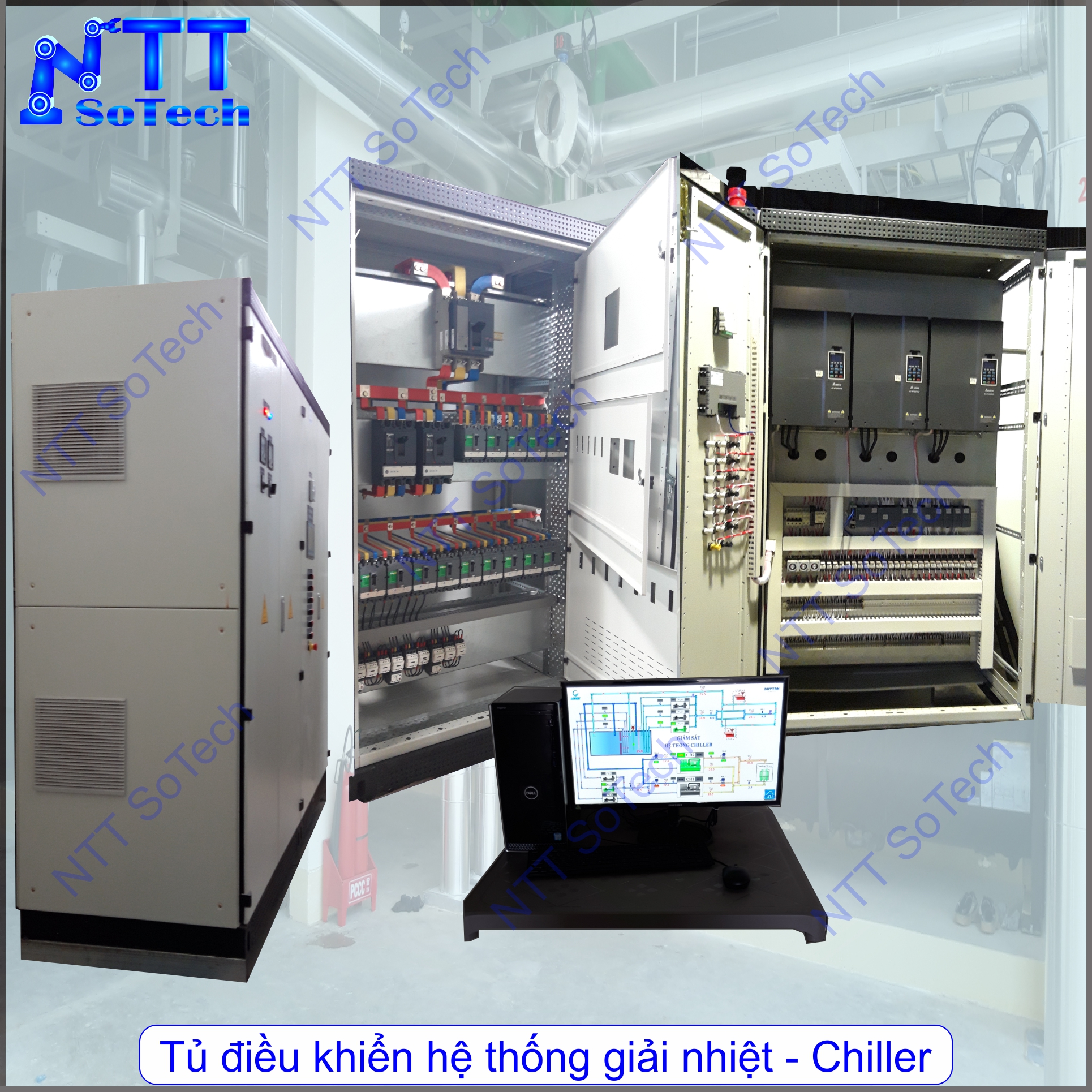 Tủ điều khiển hệ thống giải nhiệt - chiller